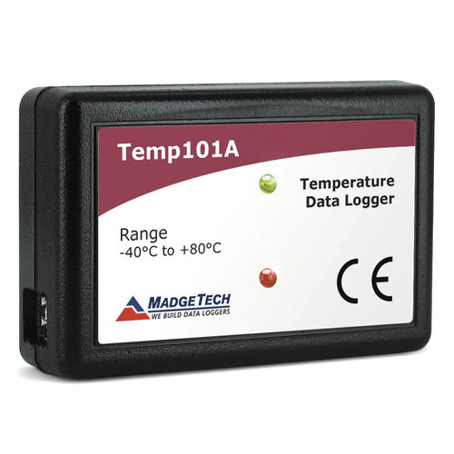 Registratore di dati di temperatura - Temp101A - MadgeTech - con interfaccia PC / senza schermo / per controllo