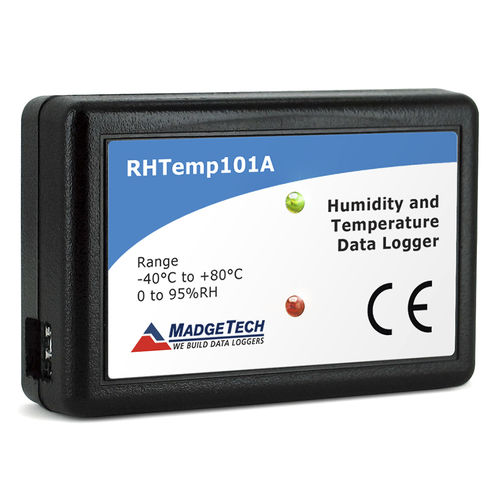 Registratore di dati di temperatura e umidità - RHTemp101A - MadgeTech - con interfaccia PC / senza schermo / per controllo