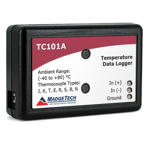 Registratore di dati di temperatura - TC101A series - MadgeTech - con interfaccia PC / USB / senza schermo