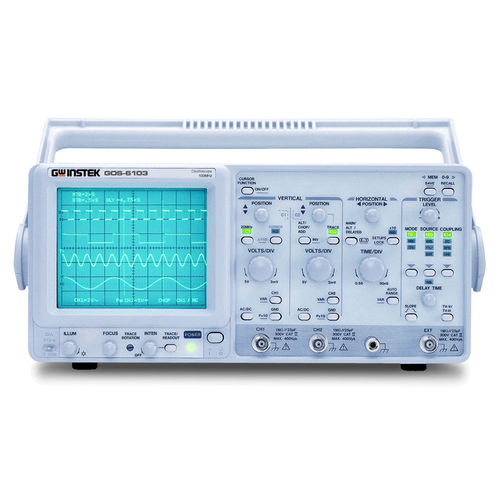 Oscilloscopio analogico - GOS-6100 series - Instek - da banco / a 2 vie
