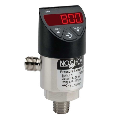 Pressostato elettronico - 800  - NOSHOK - per liquidi / in acciaio inossidabile / IP65