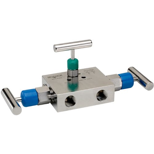 Manifold a 3 vie - 3510  - NOSHOK - in acciaio inossidabile / di isolamento / con flangia