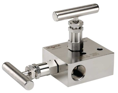 Manifold a 2 vie - 2 series - NOSHOK - in acciaio inossidabile