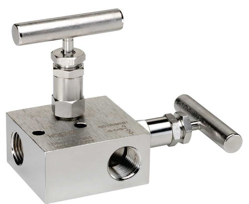 Manifold a 2 vie - 2 series - NOSHOK - in acciaio inossidabile