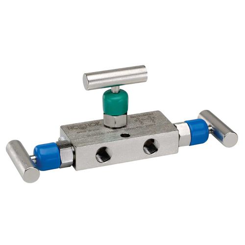 Manifold a 3 vie - 3 series - NOSHOK - in acciaio inossidabile / di isolamento