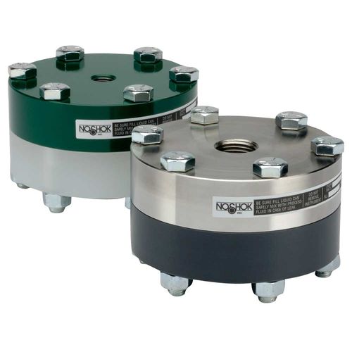 Separatore a membrana con fissaggio a flangia - 10L  - NOSHOK - per manometro