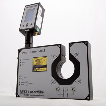 Apparecchio di misura eccentricità - AccuScan 5000 series - Nordson Measurement & Control - di diametro / digitale / laser