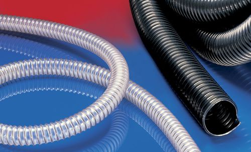 Tubo flessibile per gas - AIRDUC® PUR 355 HT (HD) - NORRES Schlauchtechnik GmbH - per polveri / per uso prolungato / di basse temperature