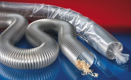 Tubo flessibile per gas - TIMBERDUC® PUR 531 AS (XLD) - NORRES Schlauchtechnik GmbH - per fluidi corrosivi / in poliestere / per l'industria del legno
