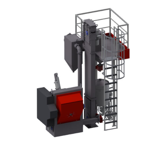 Granigliatrice a tamburo - HR-1B - Gostol TST - a girante / per metallo / per formatura
