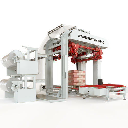Incappucciatrice automatica - STARSTRETCH FB4.0 - Officina Bocedi - per pellicola estensibile / per l'industria alimentare e delle bevande / per pallet