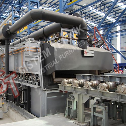 Forno a nastro trasportatore - Sistem Teknik Industrial Furnaces - a rulli / di ricottura / a gas