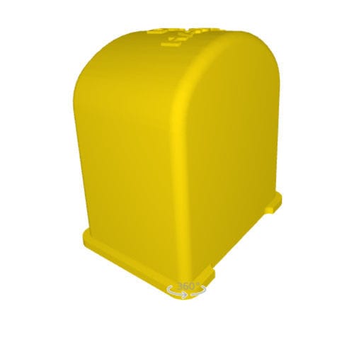 Cappuccio press-fit - HA series - DBI Plastics - ovale / in plastica / a pressione