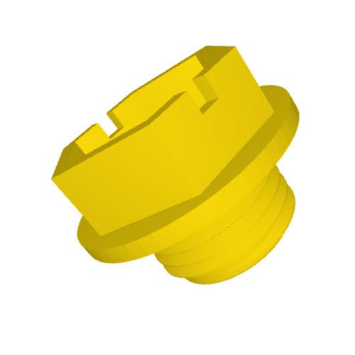 Tappo esagonale - TC series - DBI Plastics - filettato / in plastica / per mascheratura