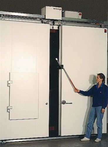 Porta scorrevole - AS1002F - DAN-doors - in metallo / per cella frigorifera / industriale