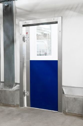 Porta battente - ML0051B - DAN-doors - in policarbonato / per l'industria agroalimentare / industriale