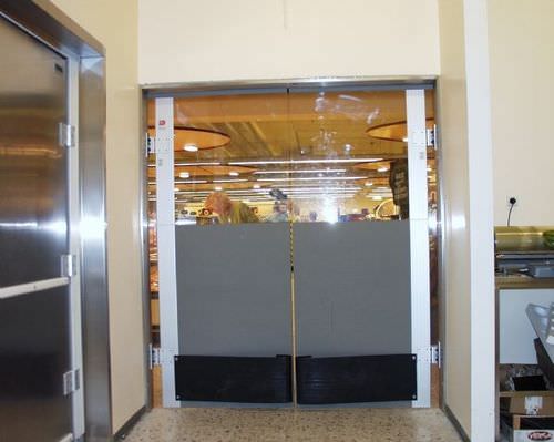 Porta battente - ML0052B - DAN-doors - in policarbonato / per l'industria agroalimentare / industriale