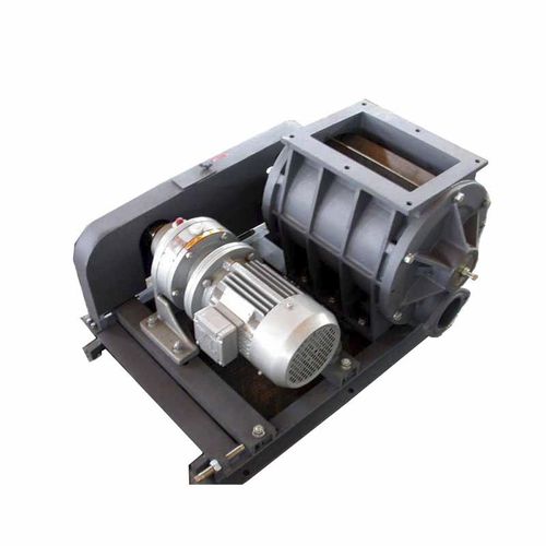 Valvola rotante per trasporto pneumatico - GRL  - Shandong Zhangqiu Blower Co.,Ltd - per pulverulenti / flangia quadrata