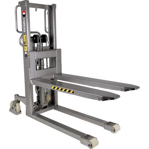 Accatastatore manuale - HSI EX - Logitrans - a timone con guida da terra / per l'industria farmaceutica / robusto