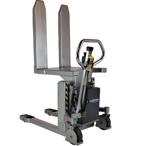 Inclinatore elettrico - LT RF-Inox - Logitrans - di casse / in acciaio inossidabile / 90°