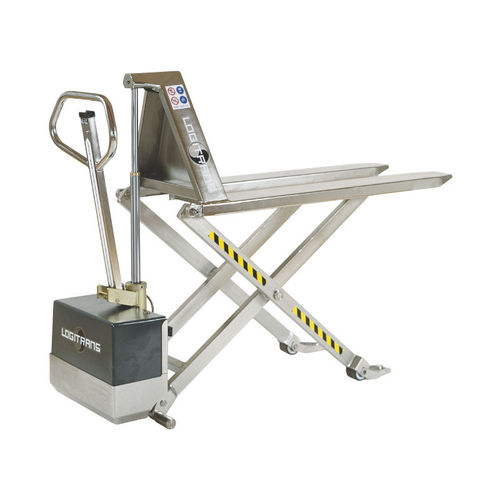 Transpallet elettrico - EHL INOX PLUS - Logitrans - multifunzione / grande sollevamento / in acciaio inossidabile