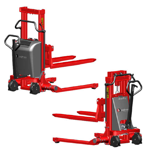 Accatastatore manuale - LFS series - Logitrans - a timone con guida da terra / con longheroni a cornice