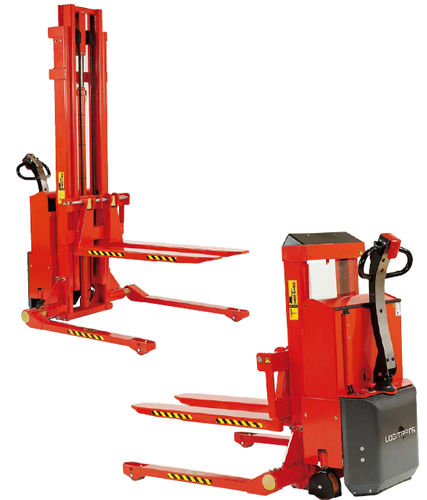 Accatastatore elettrico - SELFS Maxi series - Logitrans - a timone con guida da terra / con longheroni a cornice