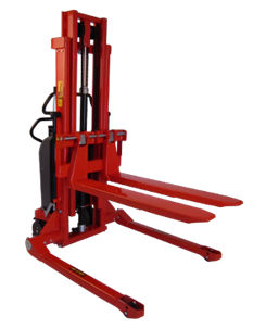 Accatastatore elettrico - ELFS series - Logitrans - a timone con guida da terra / con longheroni a cornice