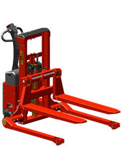 Accatastatore elettrico - SELFS Mini series - Logitrans - a timone con guida da terra / con longheroni a cornice
