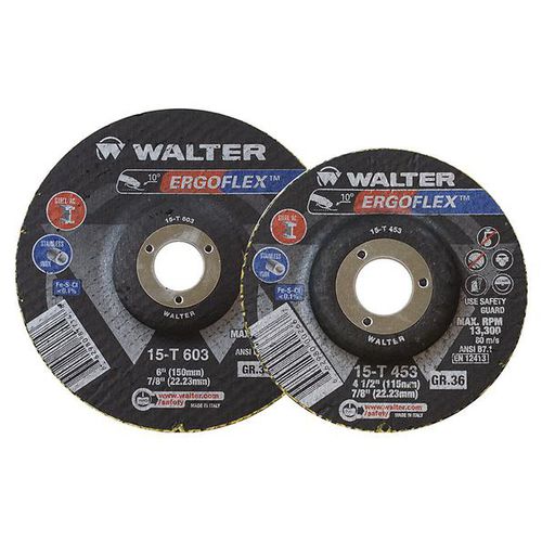 Mola di trattamento superficiale - ERGOFLEX™  - WALTER - piatta / in acciaio inossidabile