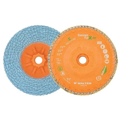 Disco a lamelle per acciaio inossidabile - Enduro-Flex series - WALTER - di finitura