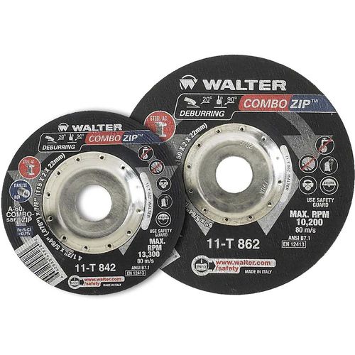 Disco da taglio per acciaio - Combo Zip / Combo Zip Spin-On - WALTER - in acciaio / per molatrici manuali
