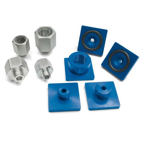 Accessorio di montaggio in metallo - 0008207 - VUOTOTECNICA - in acciaio galvanizzato / in alluminio / a ventosa