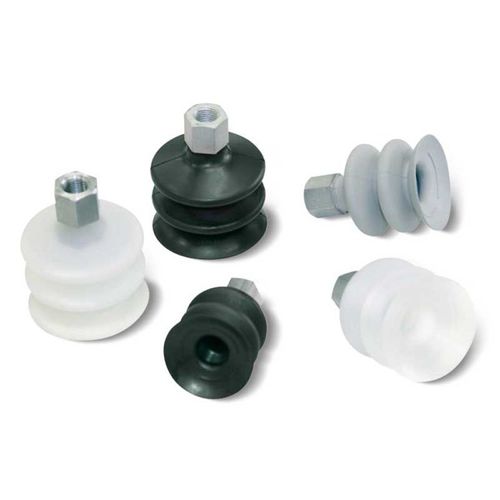 Ventosa a soffietto - 084060 - VUOTOTECNICA - circolare / in silicone / in gomma