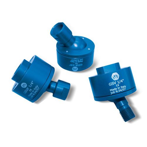 Raccordo per vuoto - GSV series - VUOTOTECNICA - ad avvitamento / in alluminio anodizzato / girevole