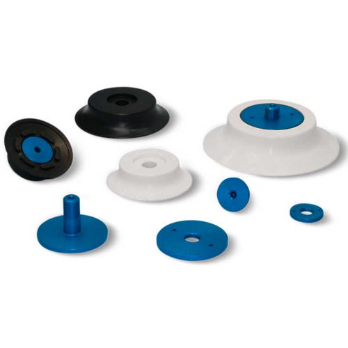 Ventosa arrotondata - 017624 - VUOTOTECNICA - piatta / in silicone / in gomma