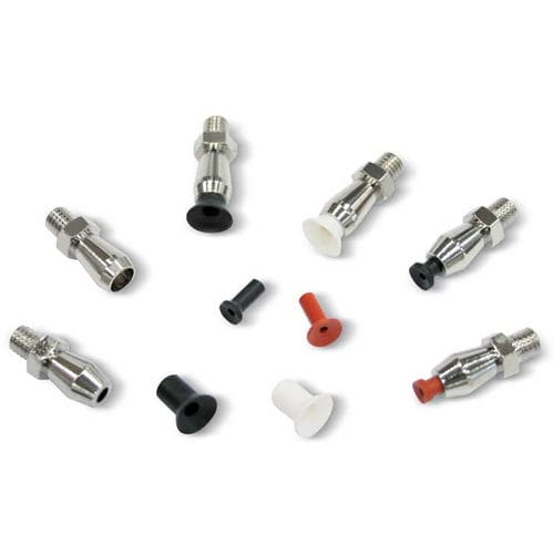 Ventosa con supporti - 010410 - VUOTOTECNICA - circolare / in gomma / in silicone