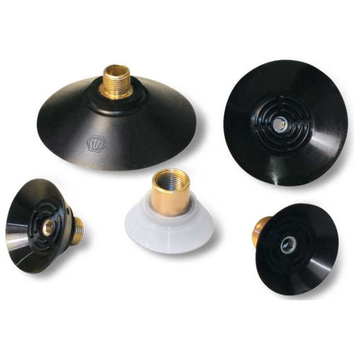 Ventosa circolare - 085040 - VUOTOTECNICA - in gomma / in acciaio galvanizzato / in silicone