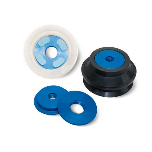Ventosa a soffietto - 017542  - VUOTOTECNICA - circolare / in silicone / in gomma