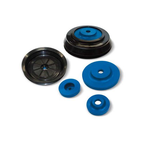 Ventosa per vetro - 0115055 - VUOTOTECNICA - a soffietto / circolare / in silicone