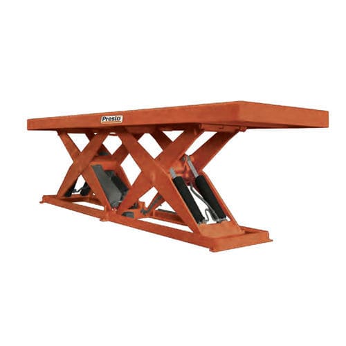 Tavola elevatrice a doppio pantografo in tandem - X series - Presto Lifts - idraulica / stazionaria / per carichi pesanti