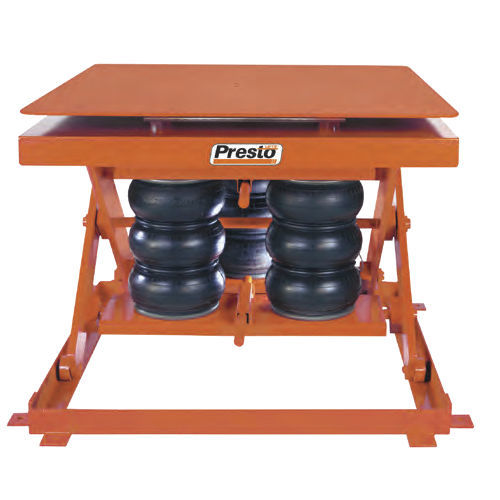 Tavola elevatrice a forbice - AXSR series - Presto Lifts - pneumatica / stazionaria / per carichi pesanti