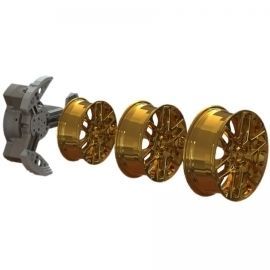 Mandrino di tornitura 3 ganasce - QLC-KTUL - ITW Workholding - per lavorazione / per ruote / motorizzato