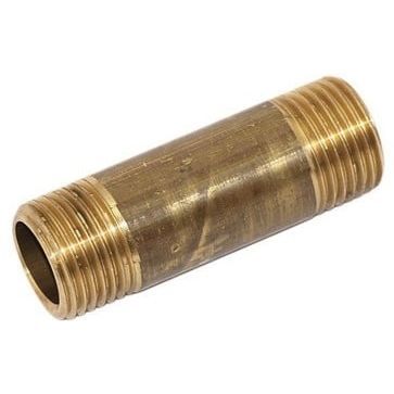 Nipplo in ottone - 048402004 - Isiflo AS - filettato / dritto