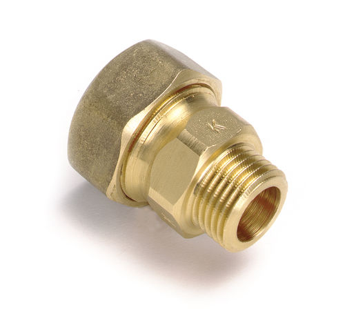 Adattatore idraulico per tubi - 50139 series - Isiflo AS - maschio / in ottone / dritto