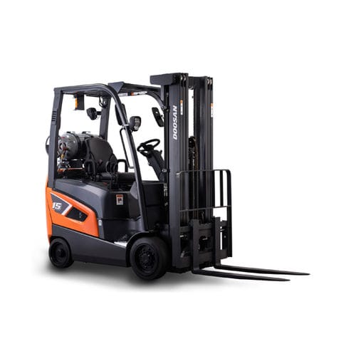 Carrello elevatore a GPL - GC15S-9 - Daewoo Industrial Vehicles - con conducente seduto / per movimentazione / industriale