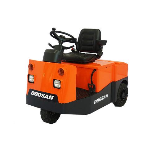 Trattore per rimorchio - BTTx0S-7 series  - Daewoo Industrial Vehicles - elettrico / a 3 ruote / con conducente seduto
