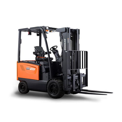 Carrello elevatore controbilanciato - BxxS-7 series - Daewoo Industrial Vehicles - elettrico / con conducente seduto / per movimentazione