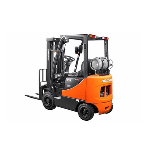 Carrello elevatore diesel - G15S-5 - Daewoo Industrial Vehicles - a GPL / con conducente seduto / per movimentazione