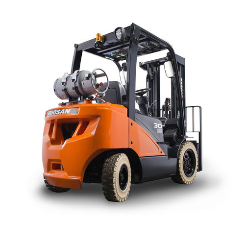 Carrello elevatore diesel - G20P-7 - Daewoo Industrial Vehicles - a GPL / con conducente seduto / per movimentazione